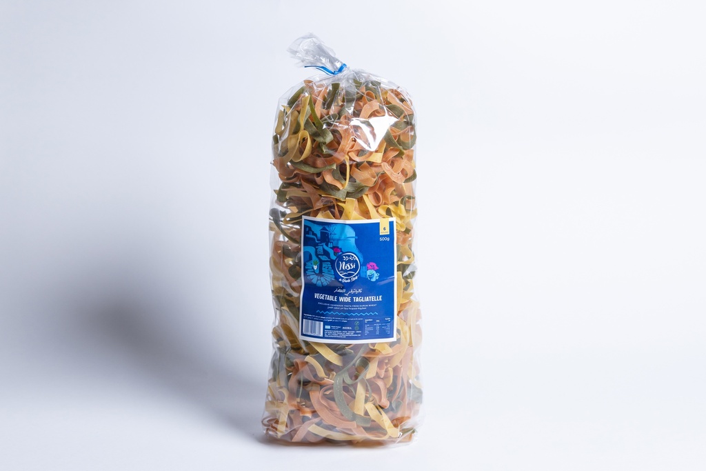 Vegetable Wide Tagliatelle Pasta 500g