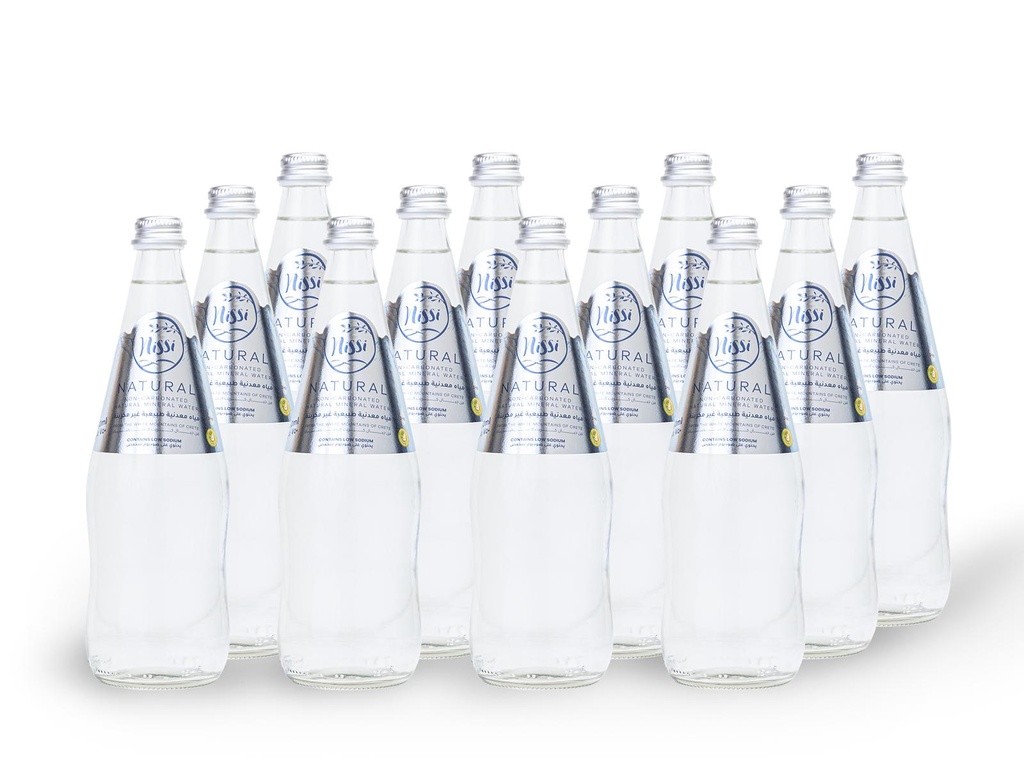 Nissi Greek Mountain Spring Water Glass Bottle 750ml(12pc)