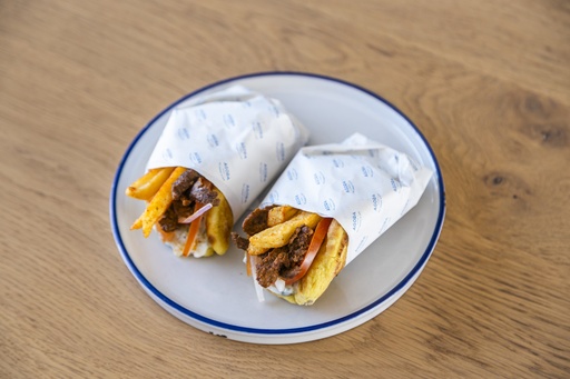 Mini Angus Beef Gyros Wrap