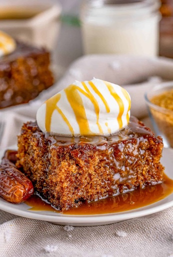 Sticky Toffee and Greek Dried Figs with Vanilla Ice Cream
