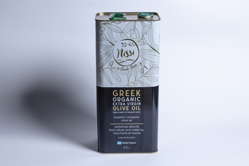 Nissi Organic Extra Virgin Olive Oil Single Variety - 5L